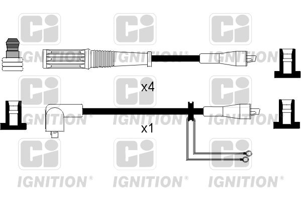 QUINTON HAZELL Süütesüsteemikomplekt XC543